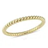 AMOUR AMOUR TWIST WEDDING BAND IN 14K YELLOW GOLD