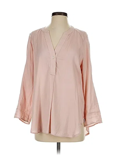 Pre-owned Amour Vert 3/4 Sleeve Blouse In Pink