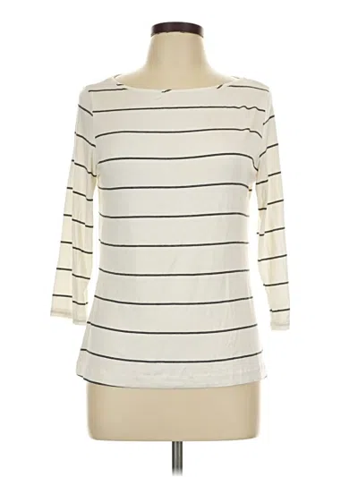 Pre-owned Amour Vert 3/4 Sleeve T-shirt In White