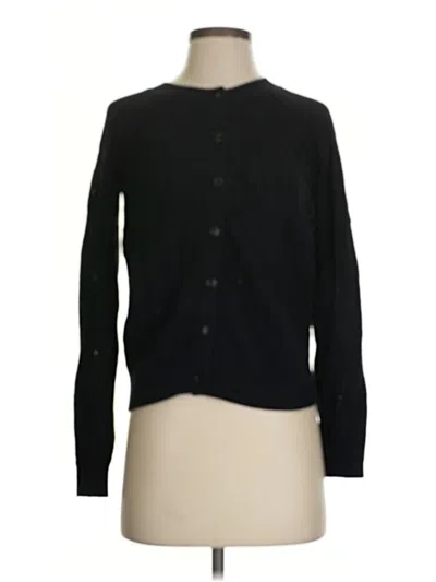 Pre-owned Amour Vert Cardigan Sweater In Black