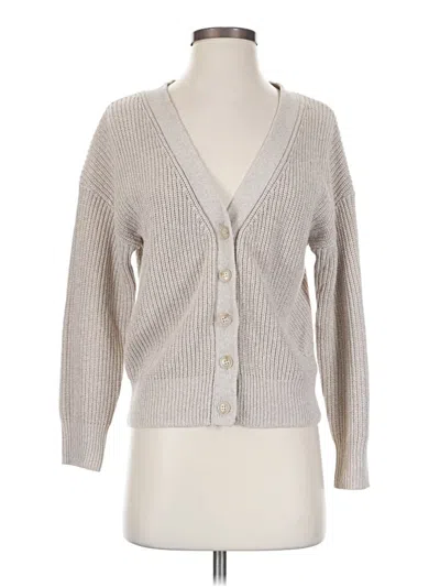 Pre-owned Amour Vert Cardigan Sweater In Gray