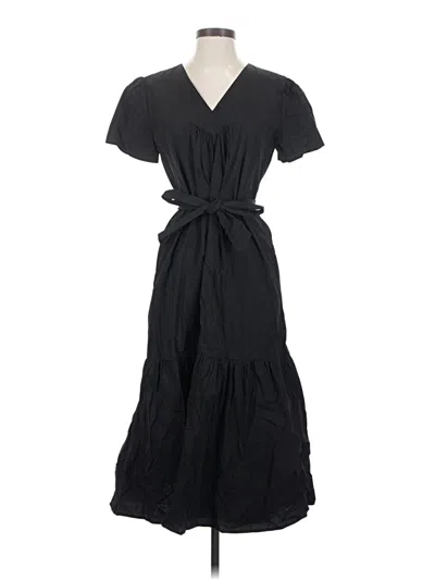 Pre-owned Amour Vert Casual Dress In Black