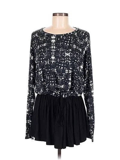 Amour Vert Casual Dress In Black