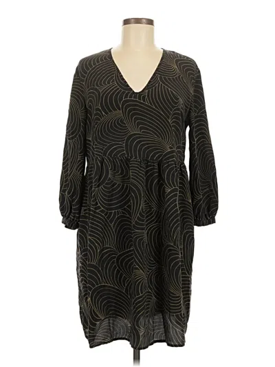 Pre-owned Amour Vert Casual Dress In Black