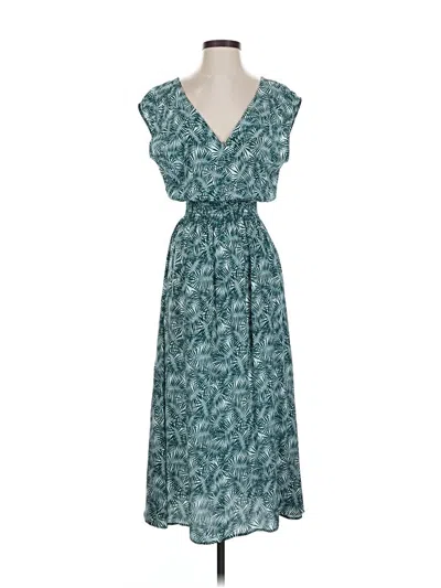 Pre-owned Amour Vert Casual Dress In Blue