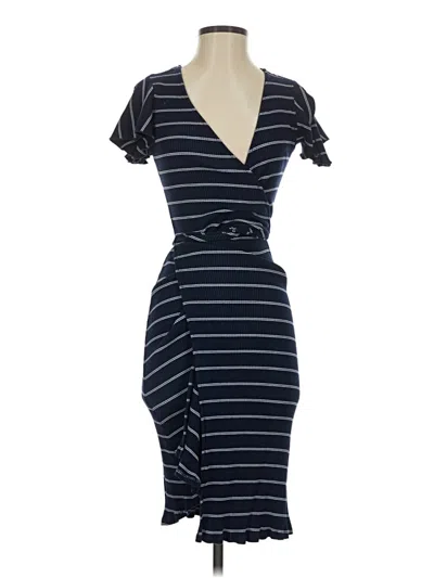 Pre-owned Amour Vert Casual Dress In Blue