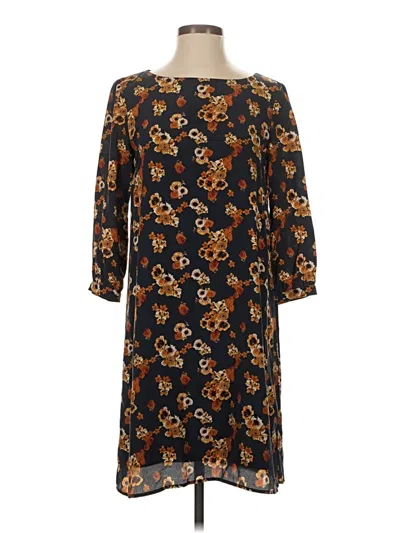 Pre-owned Amour Vert Casual Dress In Brown