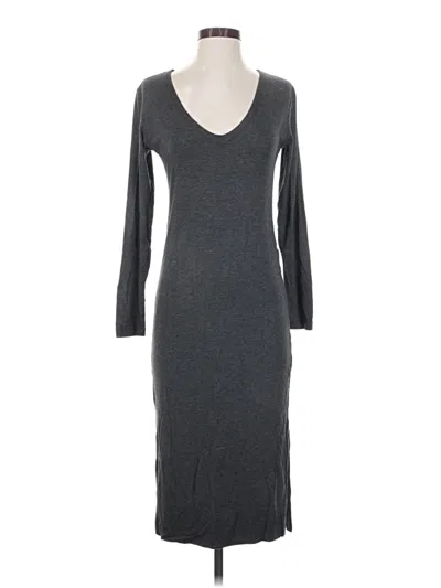 Pre-owned Amour Vert Casual Dress In Gray
