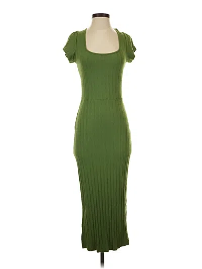 Pre-owned Amour Vert Casual Dress In Green