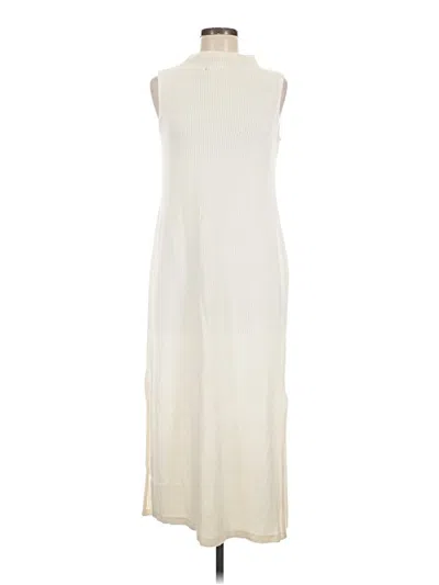 Pre-owned Amour Vert Casual Dress In Ivory