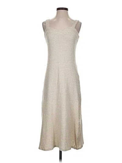 Pre-owned Amour Vert Casual Dress In Ivory