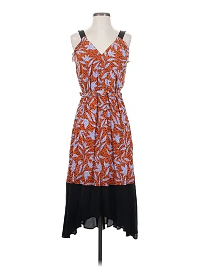 Pre-owned Amour Vert Casual Dress In Orange