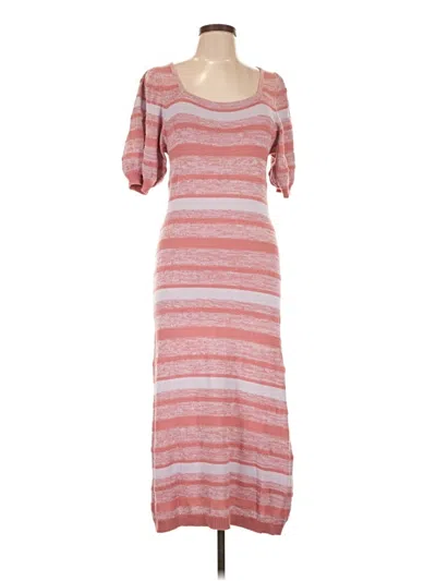 Pre-owned Amour Vert Casual Dress In Pink