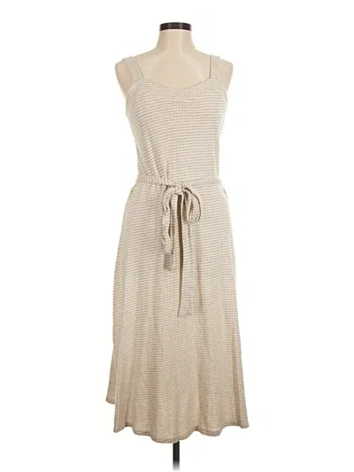 Pre-owned Amour Vert Casual Dress In Tan