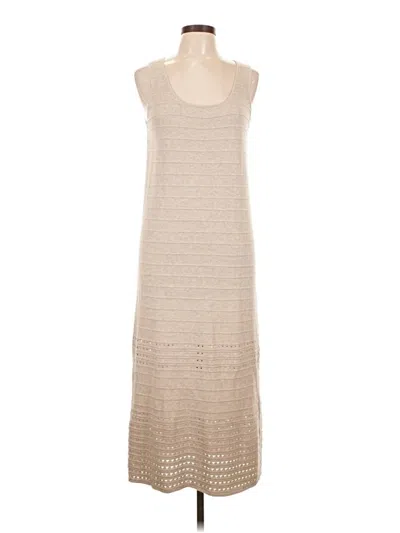 Pre-owned Amour Vert Casual Dress In Tan