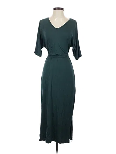 Pre-owned Amour Vert Casual Dress In Teal