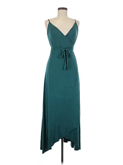 Pre-owned Amour Vert Casual Dress In Teal