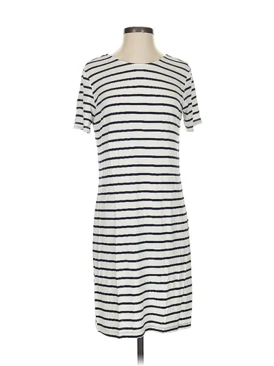 Pre-owned Amour Vert Casual Dress In White