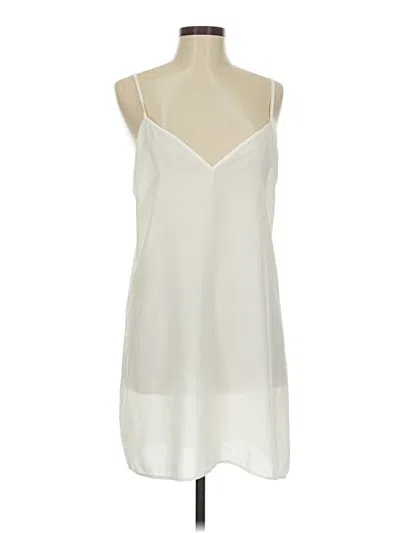 Pre-owned Amour Vert Casual Dress In White