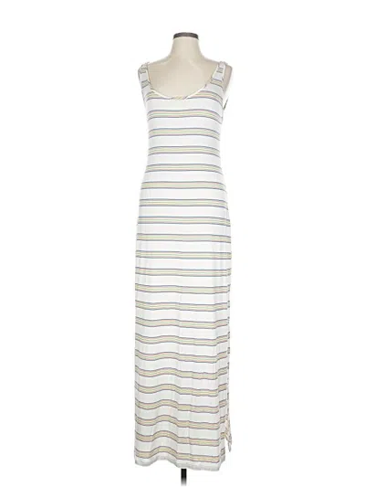 Pre-owned Amour Vert Casual Dress In White