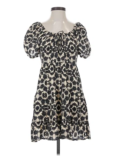 Pre-owned Amour Vert Casual Dress In White
