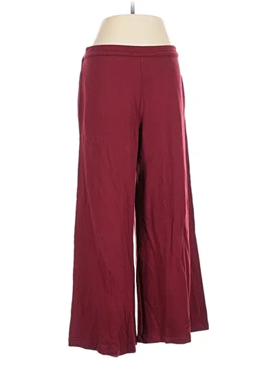 Pre-owned Amour Vert Casual Pants In Burgundy