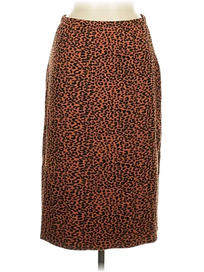 Pre-owned Amour Vert Casual Skirt In Brown
