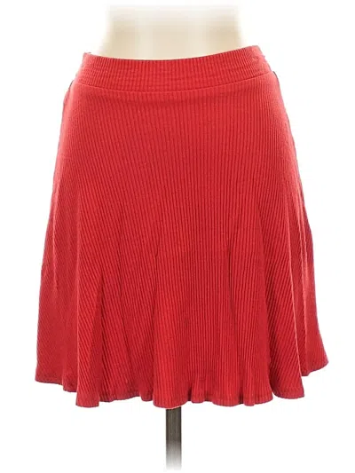 Pre-owned Amour Vert Casual Skirt In Red