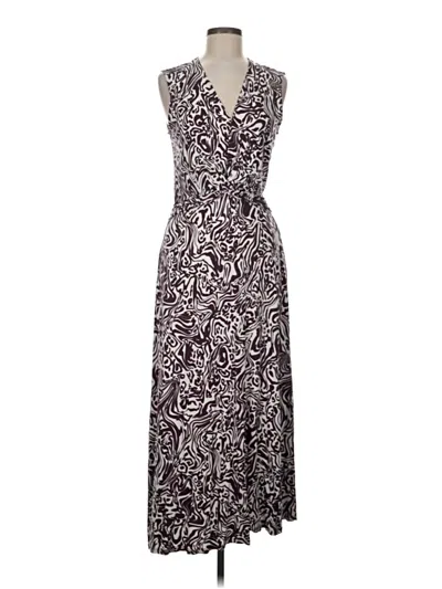 Pre-owned Amour Vert Cocktail Dress In Brown