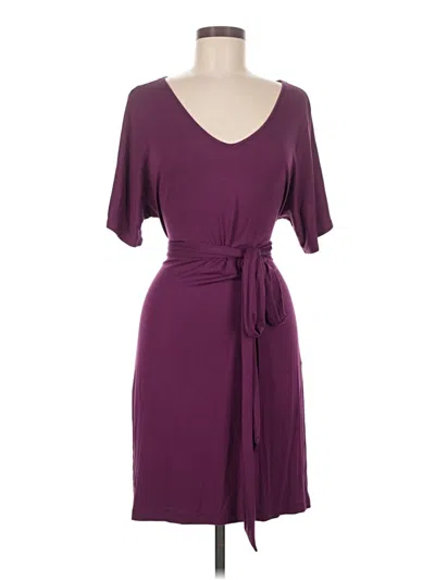 Pre-owned Amour Vert Cocktail Dress In Burgundy