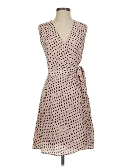 Pre-owned Amour Vert Cocktail Dress In Tan