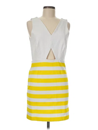 Pre-owned Amour Vert Cocktail Dress In Yellow