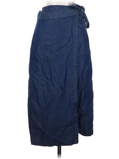 Pre-owned Amour Vert Denim Skirt In Blue