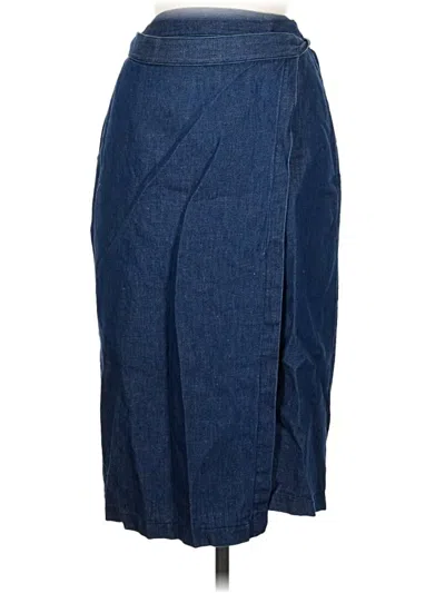 Pre-owned Amour Vert Denim Skirt In Blue