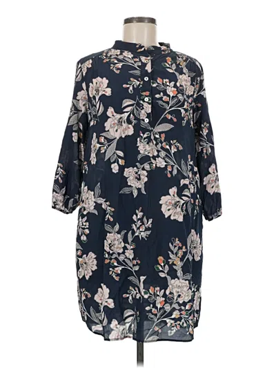 Pre-owned Amour Vert Kimono In Blue