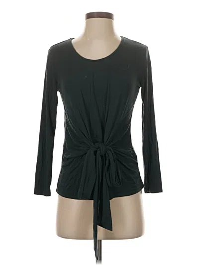 Pre-owned Amour Vert Long Sleeve Top Green Boatneck Tops