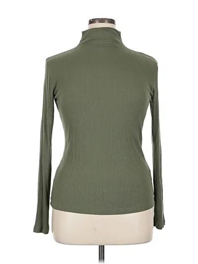 Pre-owned Amour Vert Long Sleeve Top Green Turtleneck Tops