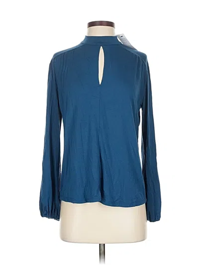 Pre-owned Amour Vert Long Sleeve Turtleneck In Blue