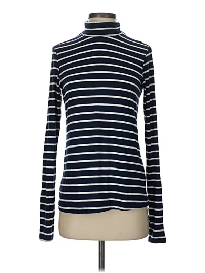 Pre-owned Amour Vert Long Sleeve Turtleneck In Blue