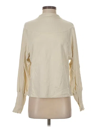 Pre-owned Amour Vert Long Sleeve Turtleneck In White