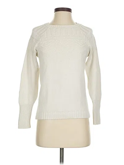 Pre-owned Amour Vert Pullover Sweater In White