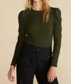Amour Vert Reine Top In Olive In Green
