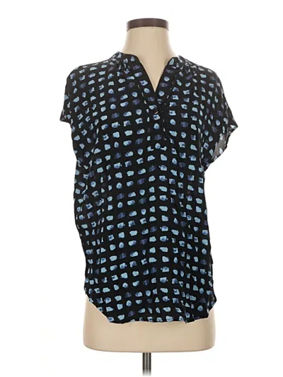 Pre-owned Amour Vert Short Sleeve Blouse In Blue