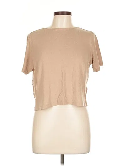 Pre-owned Amour Vert Short Sleeve T-shirt In Brown