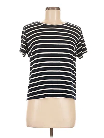 Pre-owned Amour Vert Short Sleeve Top Black Boatneck Tops