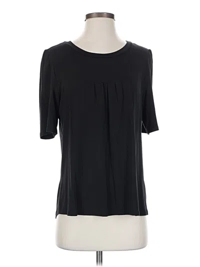 Pre-owned Amour Vert Short Sleeve Top Black Scoop Neck Tops