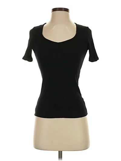 Pre-owned Amour Vert Short Sleeve T-shirt In Black