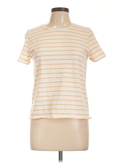 Pre-owned Amour Vert Short Sleeve T-shirt In Ivory