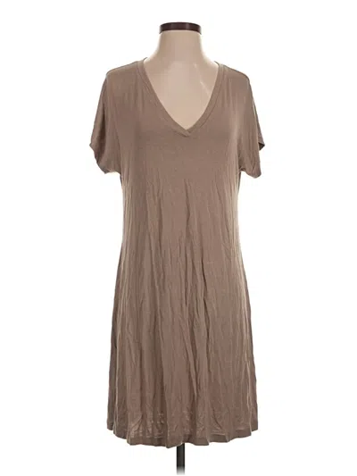 Pre-owned Amour Vert Short Sleeve T-shirt In Tan