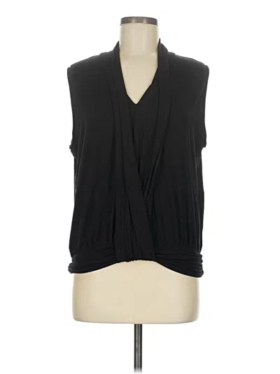 Pre-owned Amour Vert Sleeveless Blouse In Black